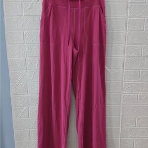 Women's Pink Drawstring Pants